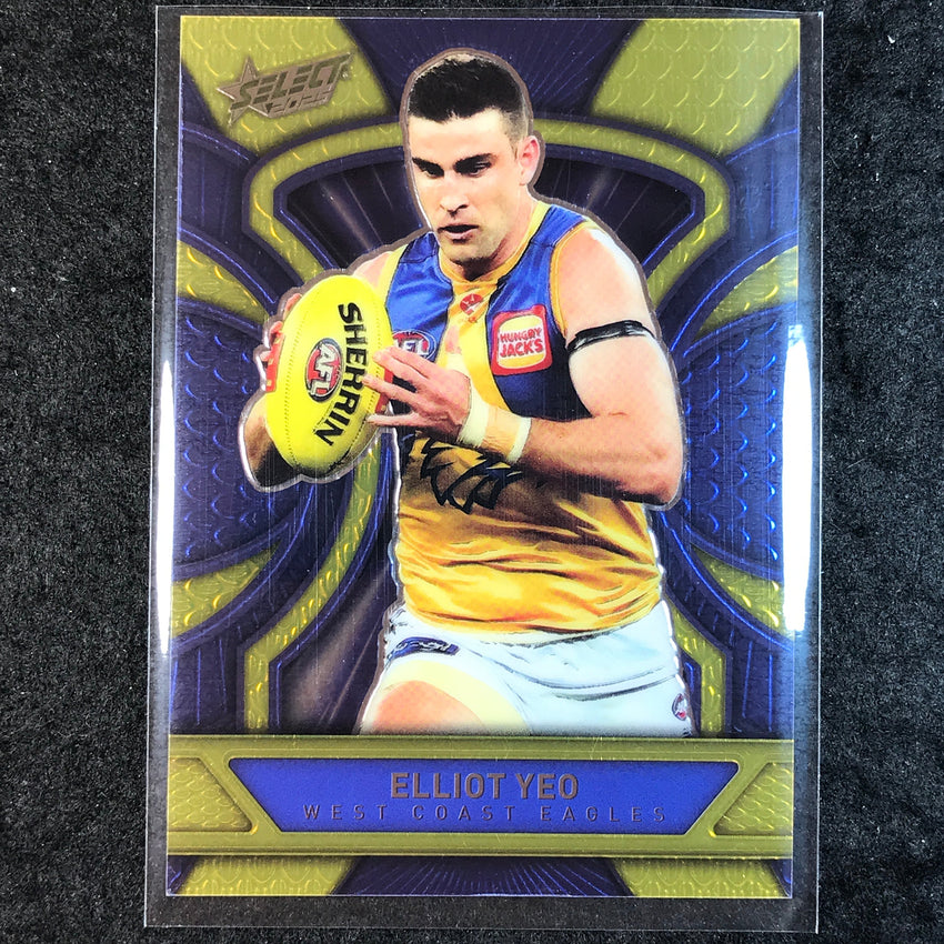 2025 Select AFL Footy Stars ELLIOT YEO Luminous Dragon Scales 605/799 #204