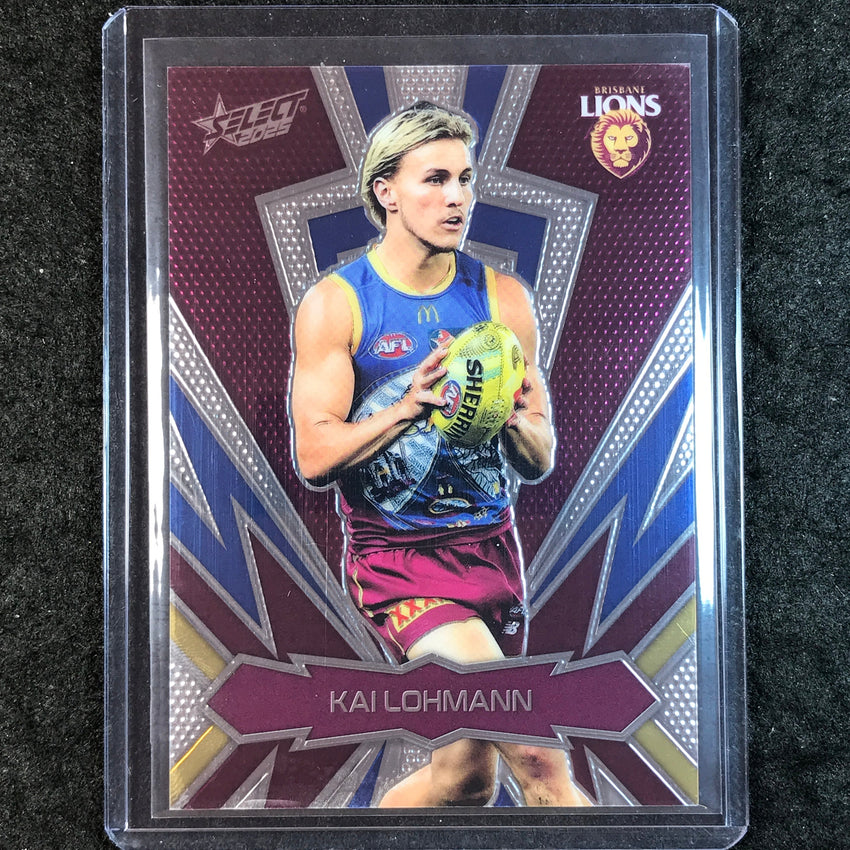2025 Select AFL Footy Stars KAI LOHMANN Thunderbolt Gold Logo 169/399 #19