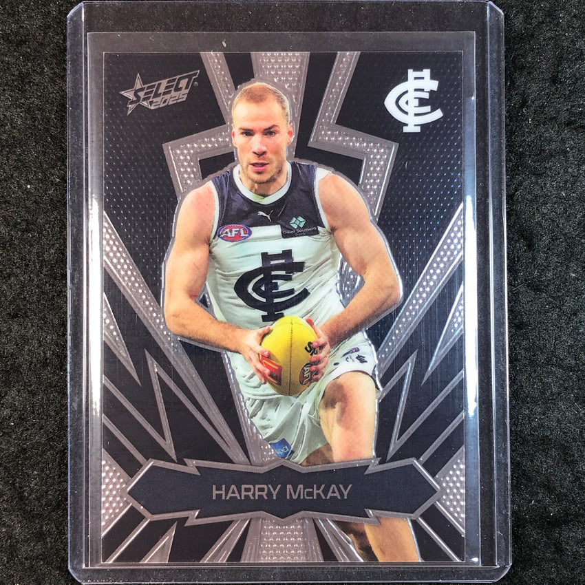 2025 Select AFL Footy Stars HARRY MCKAY Thunderbolt Gold Logo 365/399 #35