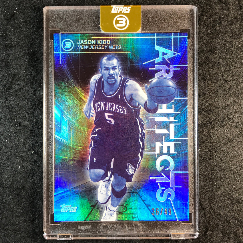 2025-26 Topps Three JASON KIDD Architects Silver 36/49