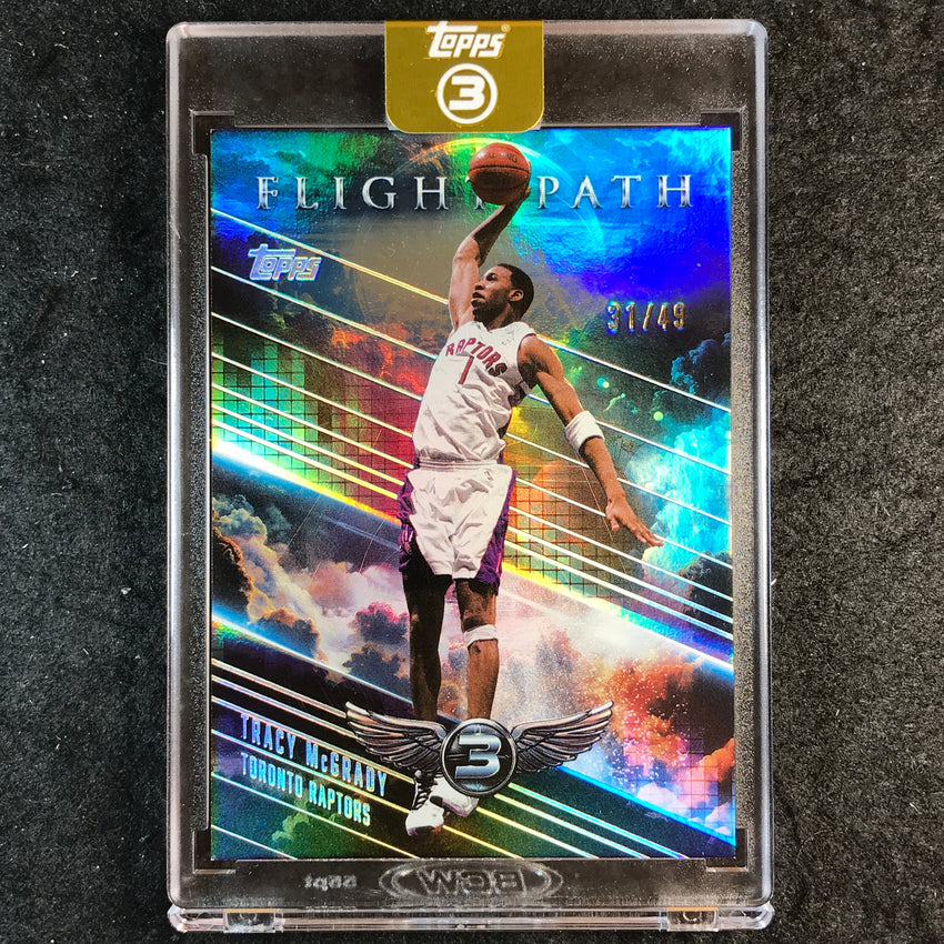 2025-26 Topps Three TRACY MCGRADY Flight Path 31/49