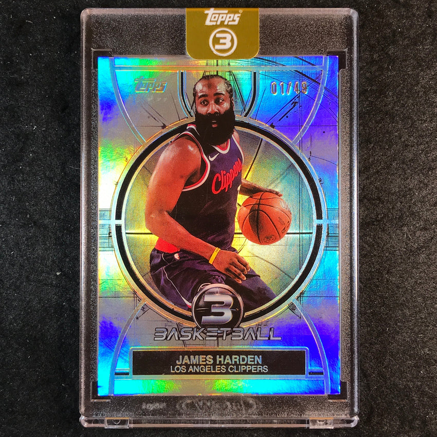 2025-26 Topps Three JAMES HARDEN Base 1/49 #29