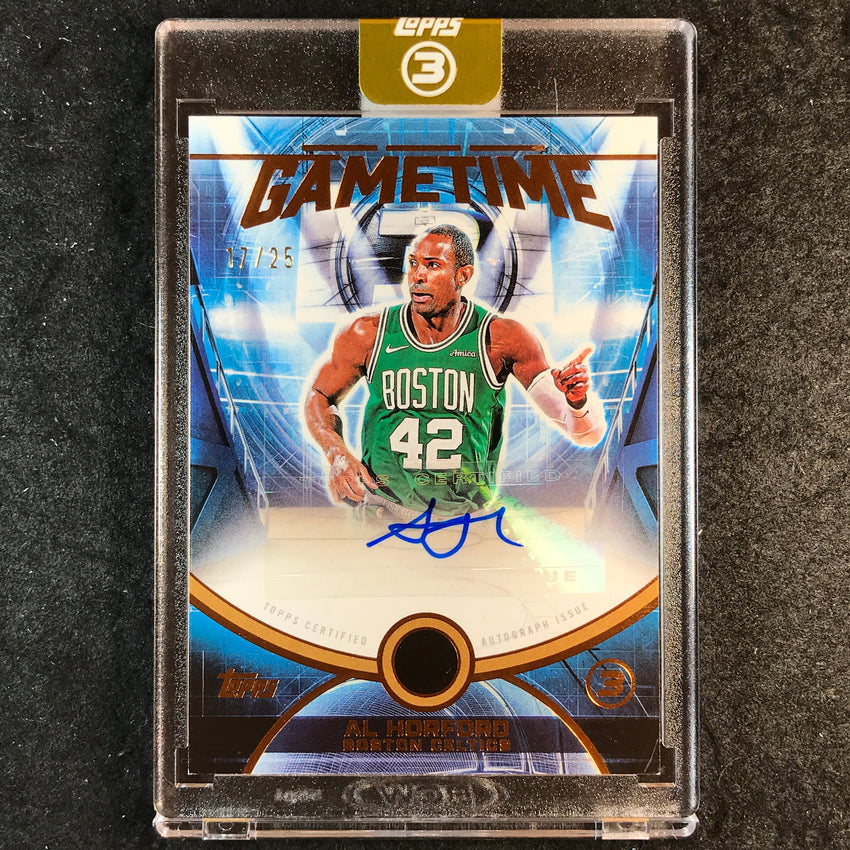 2025-26 Topps Three AL HORFORD Game Time Graphs Auto Bronze 17/25