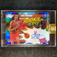 2025-26 Topps Three NOA ESSENGUE Rookie-Verse Signatures Auto Silver 32/49