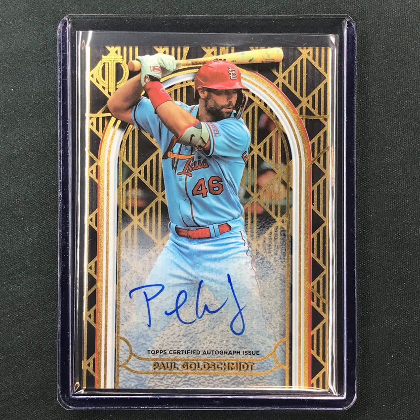 2024 Topps Tribute Mlb Paul Goldschmidt Iconic Perspectives Auto 37/50