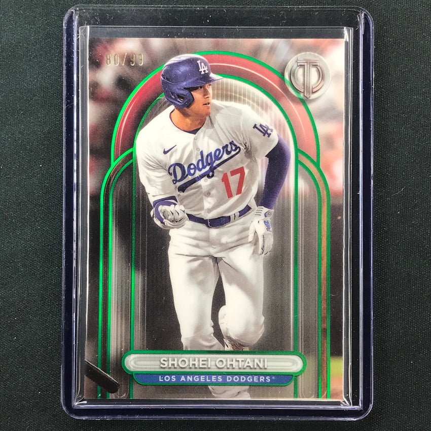 2024 Topps Tribute Mlb Shohei Ohtani Base Green 80/99