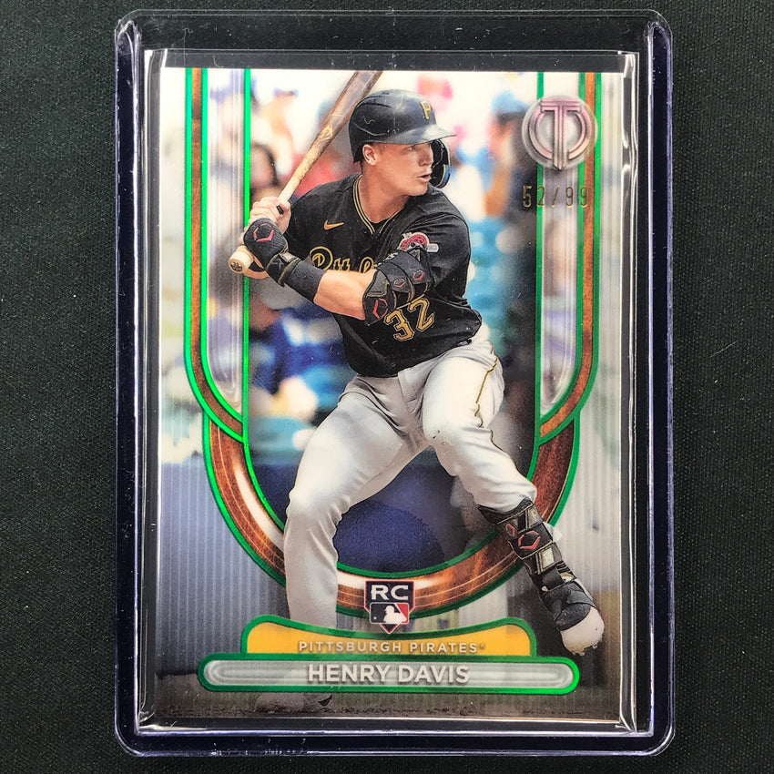 2024 Topps Tribute Mlb Henry Davis Base Green 52/99