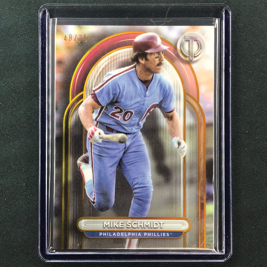 2024 Topps Tribute Mlb Mike Schmidt Base Gold 48/75