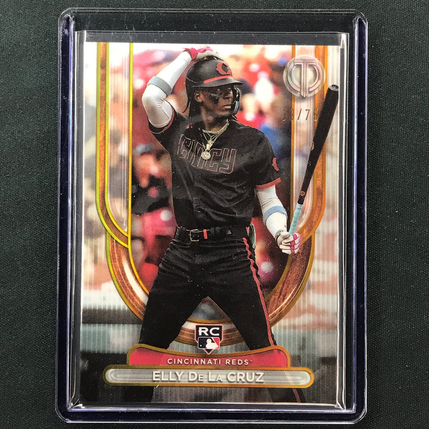 2024 Topps Tribute Mlb Elly De La Cruz Rookie Base Gold 39/75