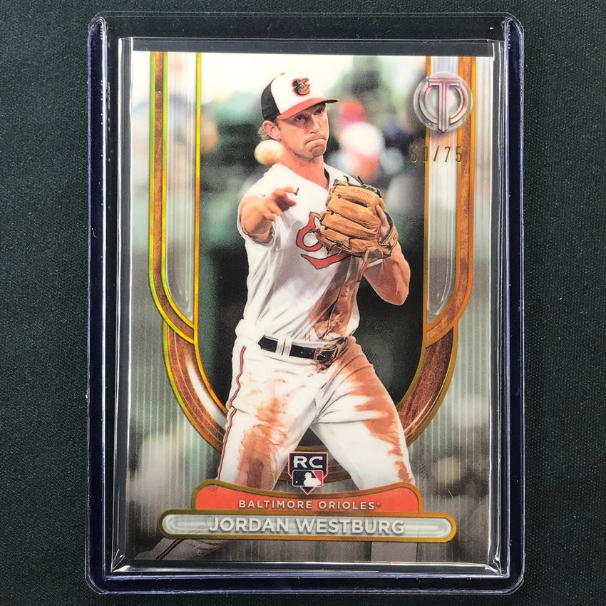 2024 Topps Tribute Mlb Jordan Westburg Rookie Base Gold 50/75
