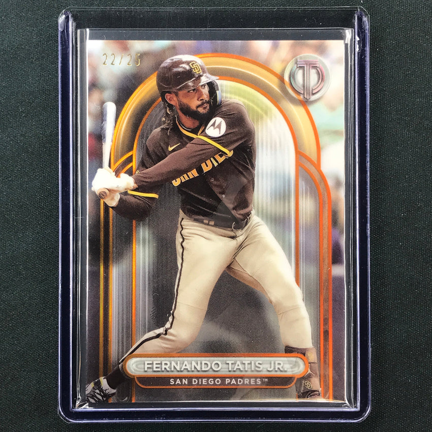 2024 Topps Tribute Mlb Fernando Tatis Jr. Base Orange 22/25