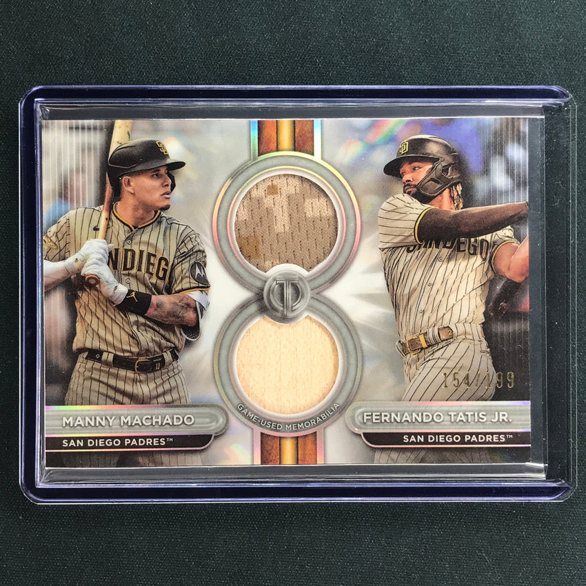 2024 Topps Tribute Mlb Machado Fernando Tatis Jr. Tribute Dual Relic 154/199