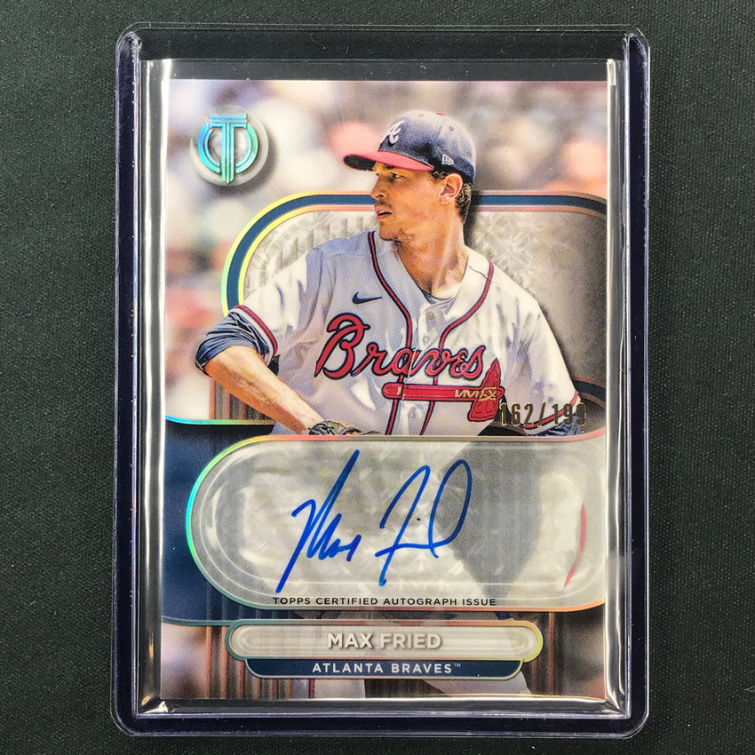 2024 Topps Tribute Mlb Max Fried Tribute Auto Base 162/199