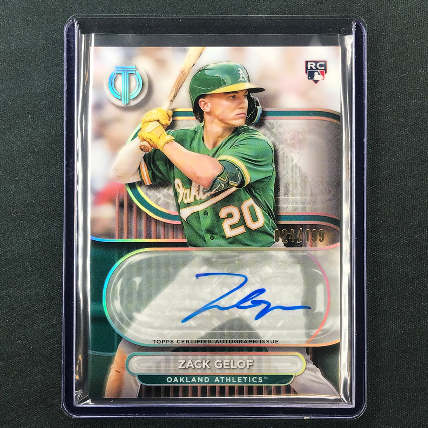 2024 Topps Tribute Mlb Zack Gelof Tribute Rookie Auto Base 24/199