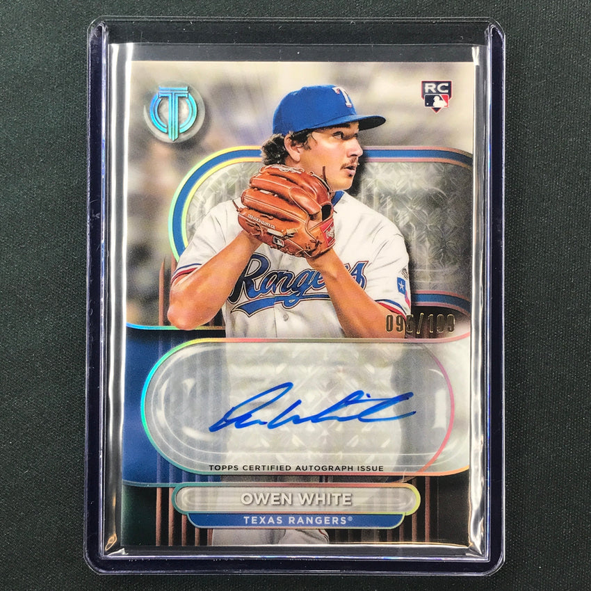 2024 Topps Tribute Mlb Owen White Tribute Rookie Auto Base 95/199
