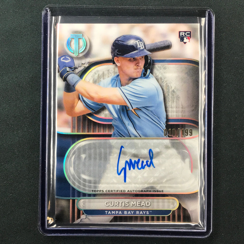 2024 Topps Tribute Mlb Curtis Mead Tribute Rookie Auto Base 19/199