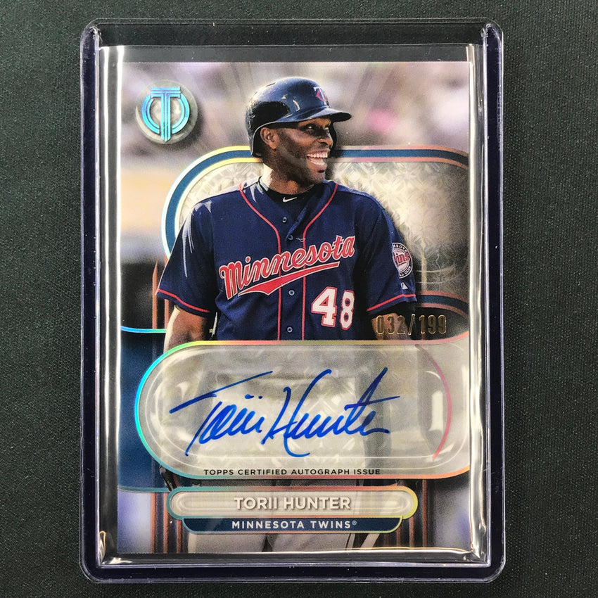 2024 Topps Tribute Mlb Torii Hunter Tribute Auto Base 32/199