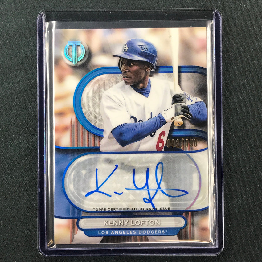 2024 Topps Tribute Mlb Kenny Lofton Tribute Auto Blue 92/150