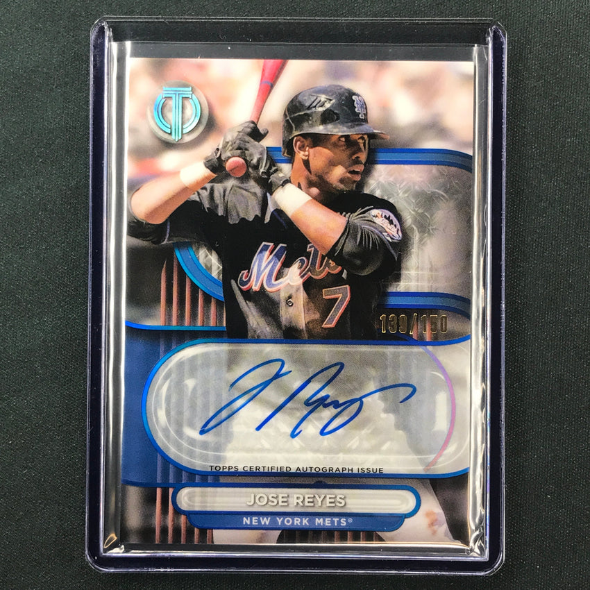 2024 Topps Tribute Mlb Jose Reyes Tribute Auto Blue 139/150