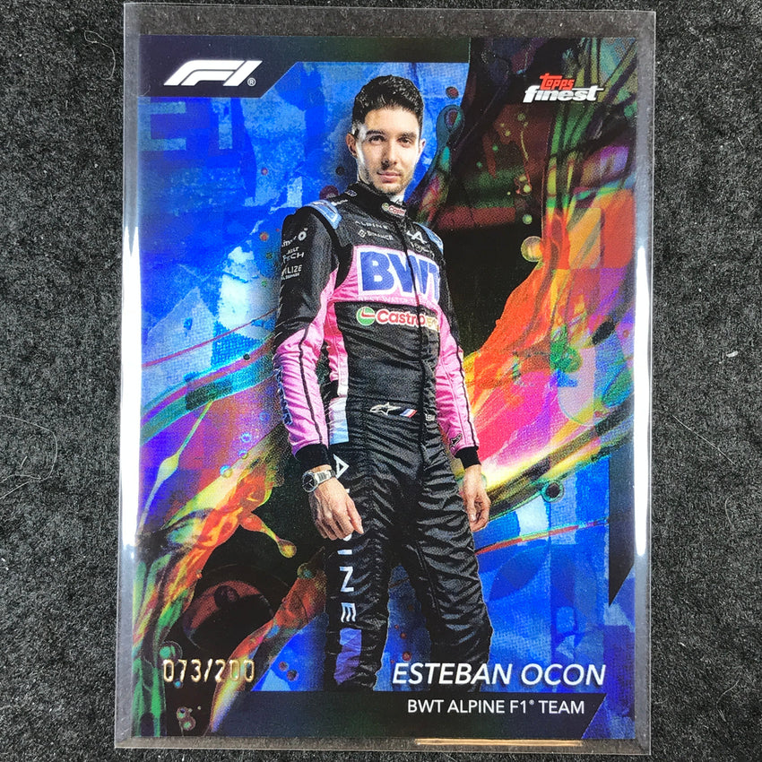 2024 Topps Finest Formula 1 ESTEBAN OCON Common Blue /200 #9