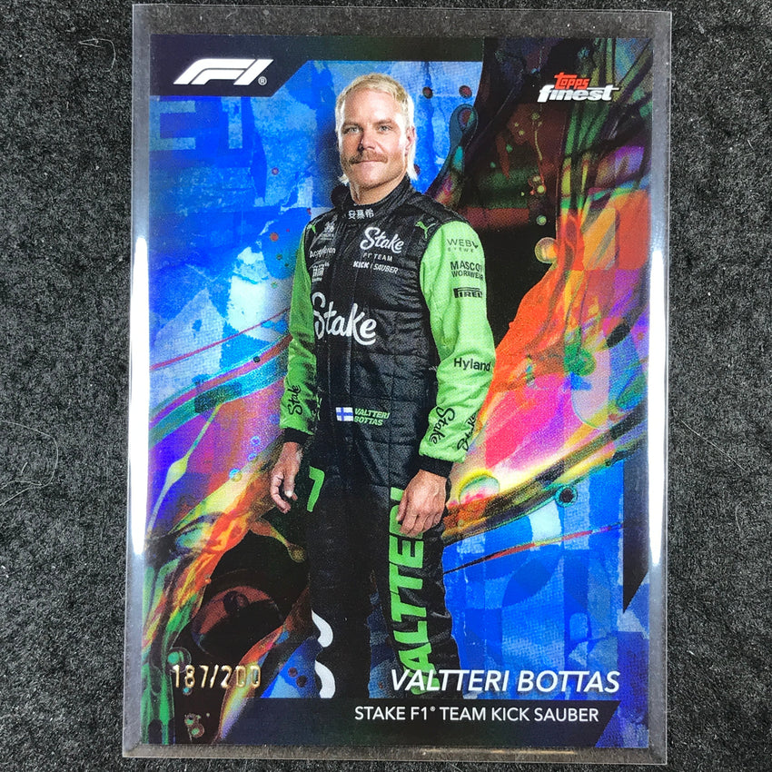 2024 Topps Finest Formula 1 VALTTERI BOTTAS Common Blue /200 #13