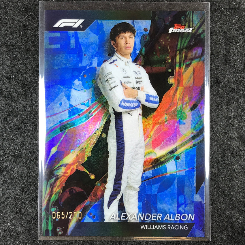 2024 Topps Finest Formula 1 ALEXANDER ALBON Common Blue /200 #19