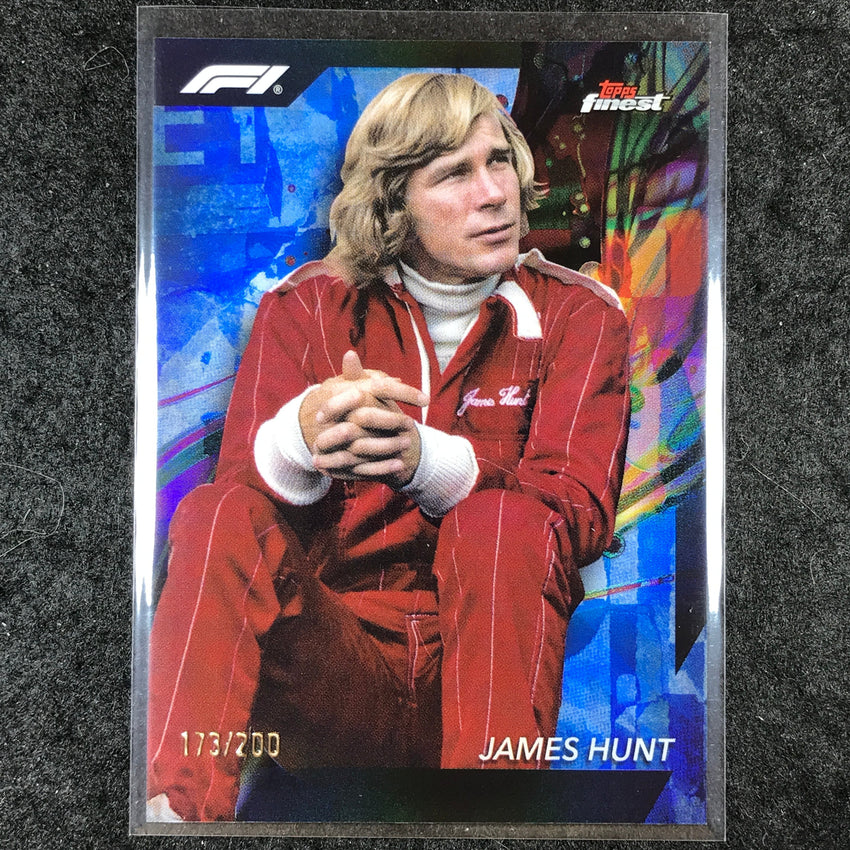 2024 Topps Finest Formula 1 JAMES HUNT Common Blue /200 #24