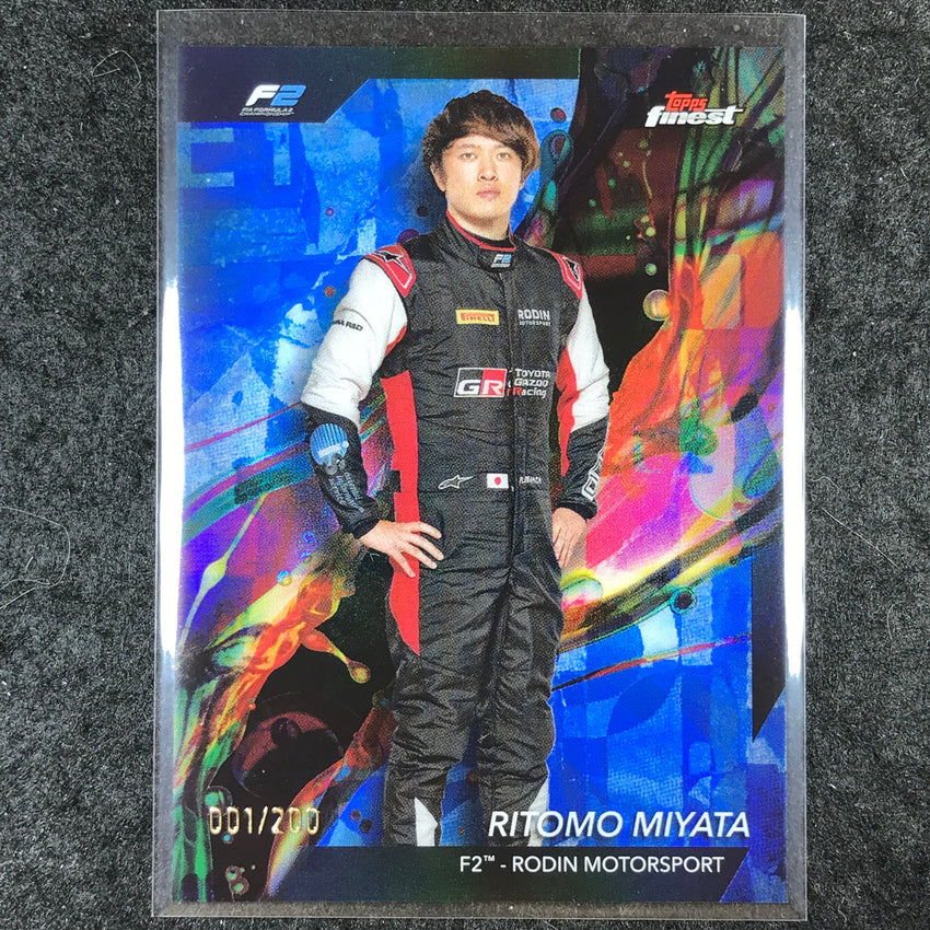 2024 Topps Finest Formula 1 RITOMO MIYATA Common Blue /200 #26