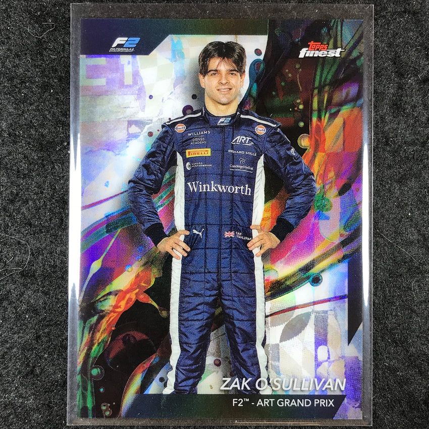 2024 Topps Finest Formula 1 ZAK O'SULLIVAN Base Common Refractor #29