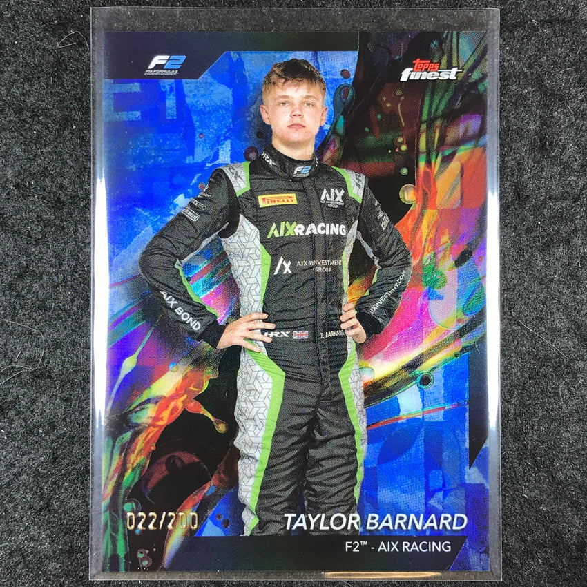 2024 Topps Finest Formula 1 TAYLOR BARNARD Common Blue /200 #36