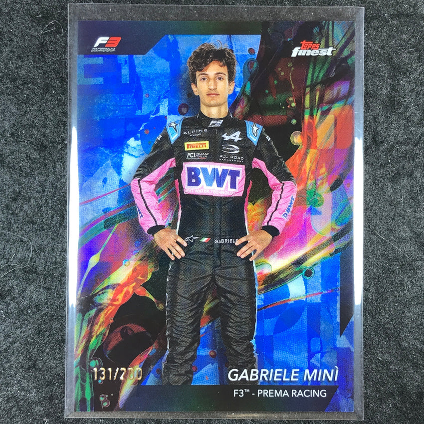 2024 Topps Finest Formula 1 GABRIELE MINÌ Common Blue /200 #44
