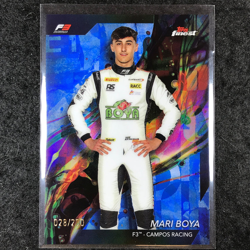 2024 Topps Finest Formula 1 MARI BOYA Common Blue /200 #54