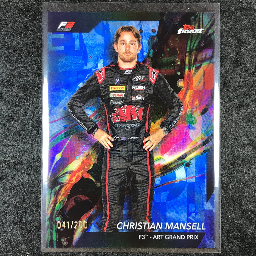 2024 Topps Finest Formula 1 CHRISTIAN MANSELL Common Blue /200 #64