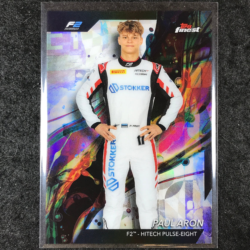 2024 Topps Finest Formula 1 PAUL ARON Base Common Refractor #31