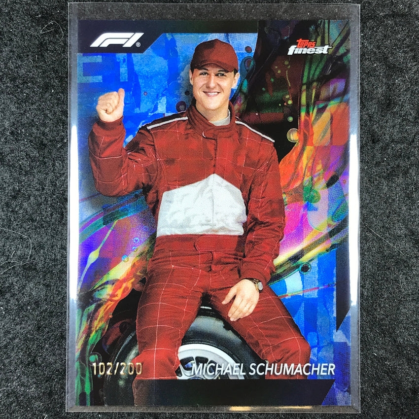2024 Topps Finest Formula 1 MICHAEL SCHUMACHER Common Blue /200 #78