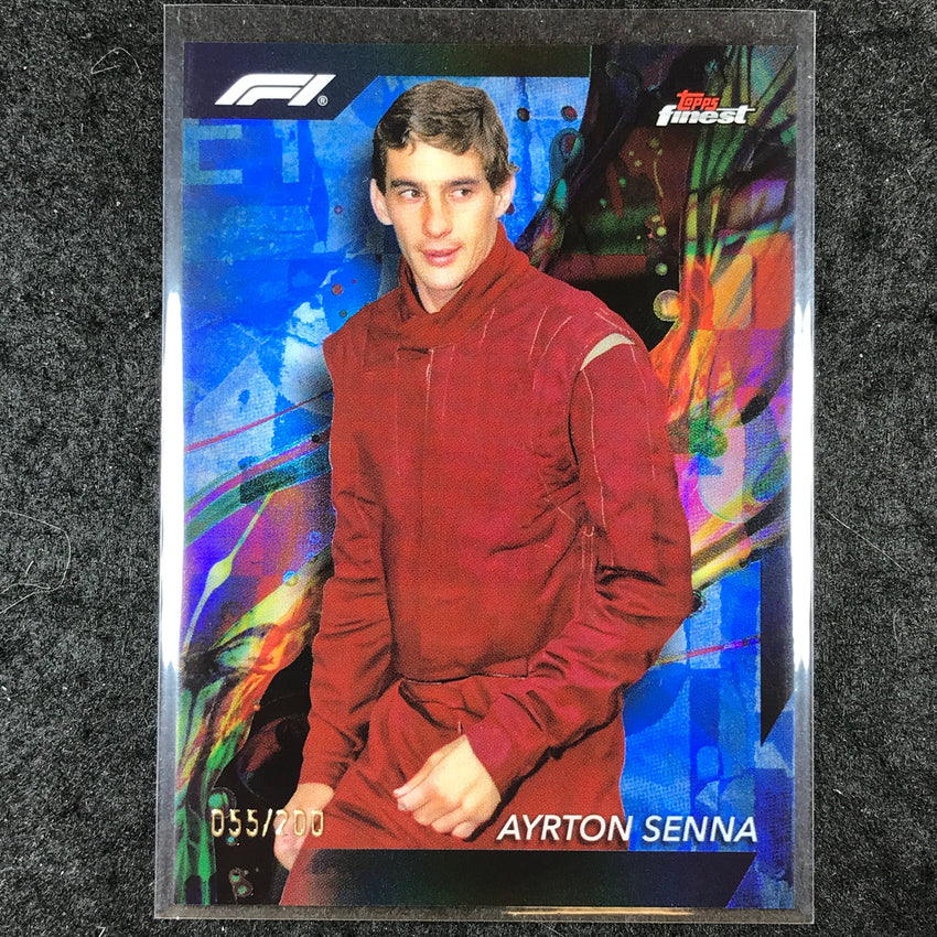 2024 Topps Finest Formula 1 AYRTON SENNA Common Blue /200 #84