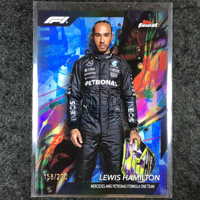 2024 Topps Finest Formula 1 LEWIS HAMILTON Common Blue /200 #96