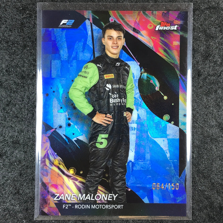 2024 Topps Finest Formula 1 ZANE MALONEY Uncommon Blue /150 #125
