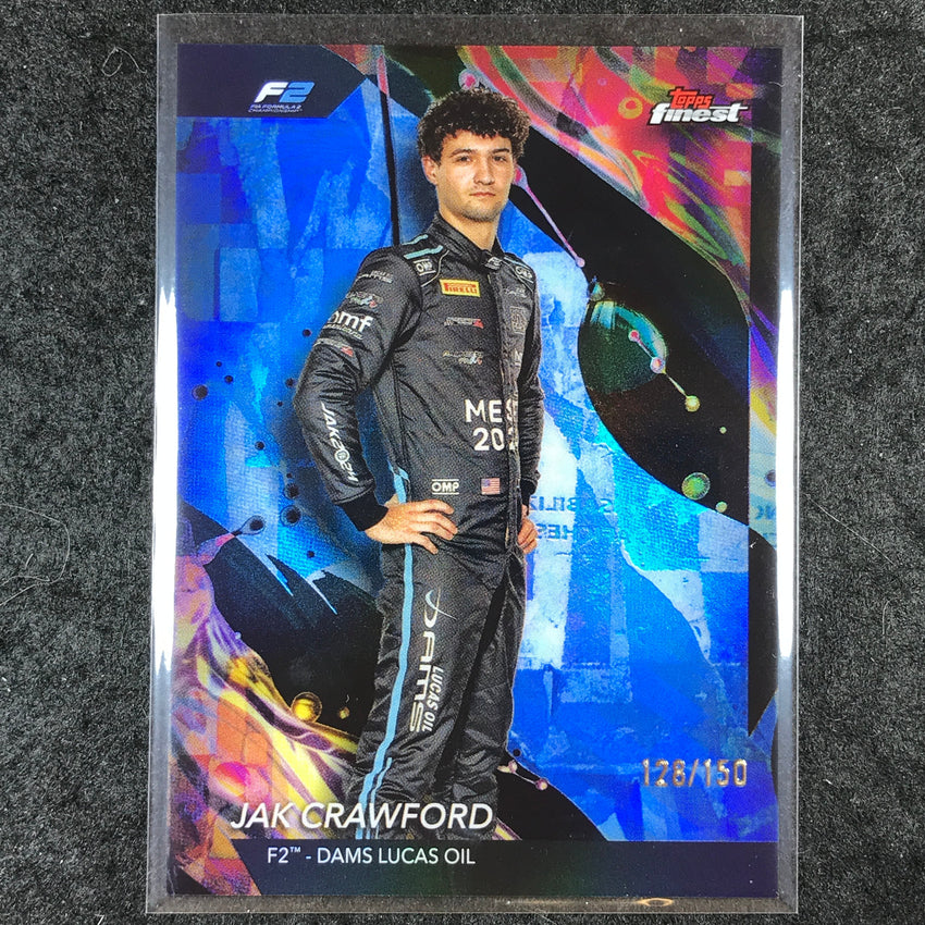 2024 Topps Finest Formula 1 JAK CRAWFORD Uncommon Blue /150 #133