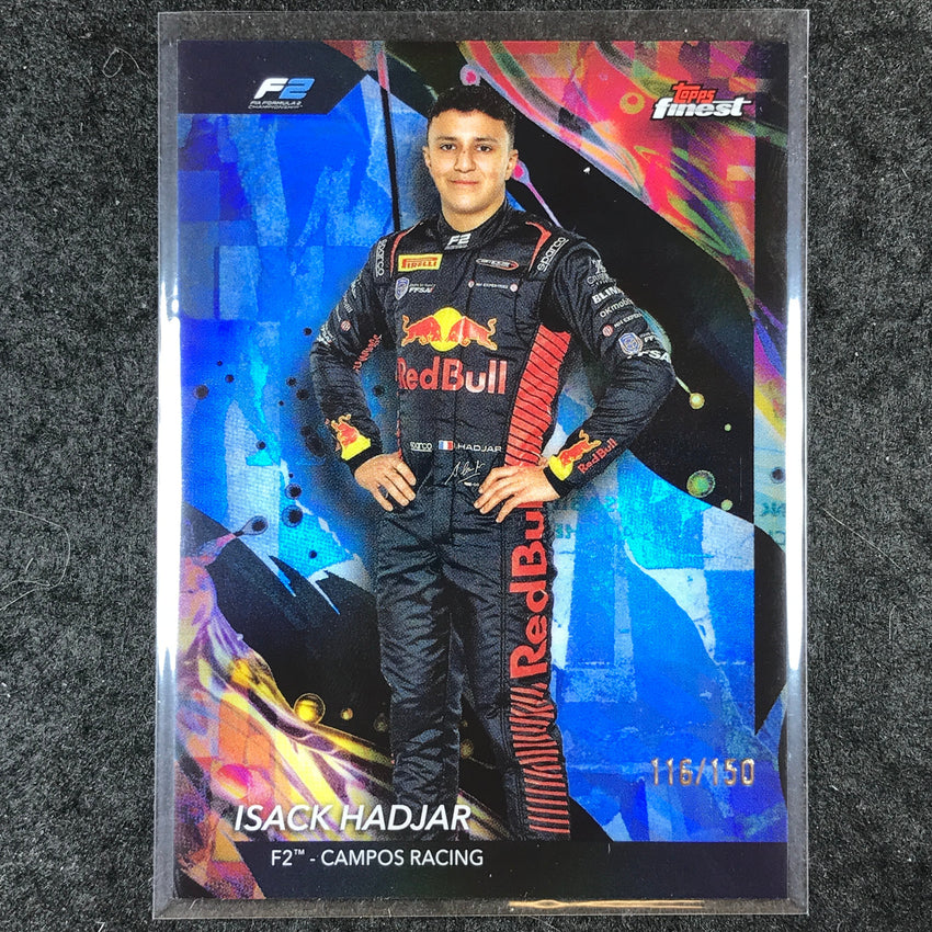 2024 Topps Finest Formula 1 ISACK HADJAR Uncommon Blue /150 #141