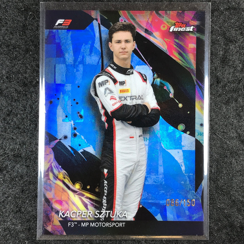 2024 Topps Finest Formula 1 KACPER SZTUKA Uncommon Blue /150 #150