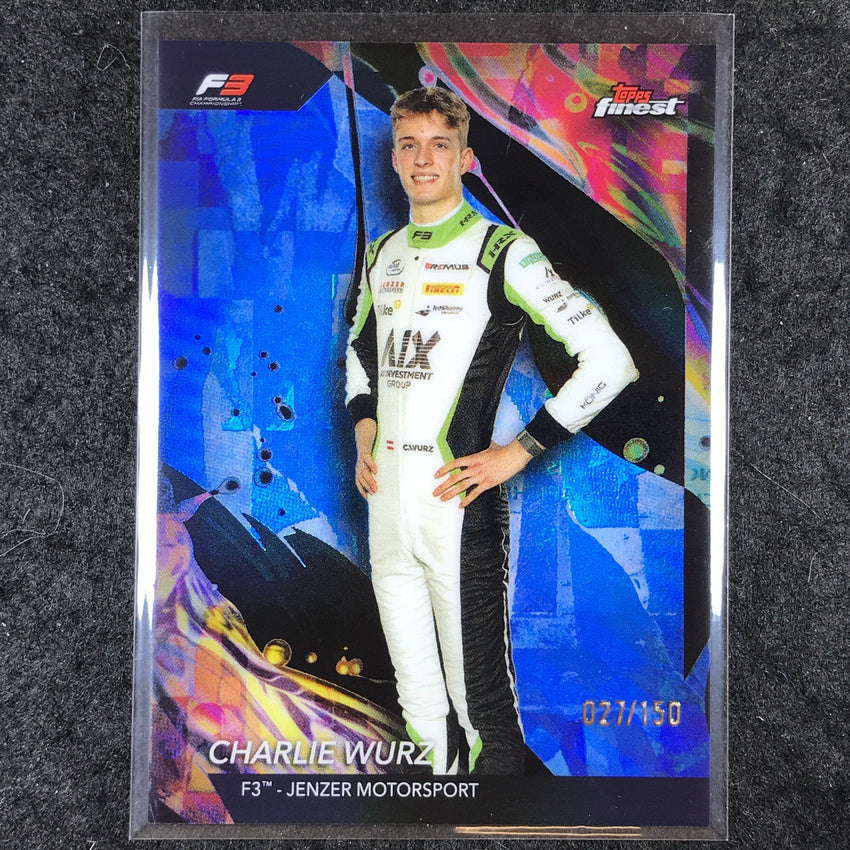 2024 Topps Finest Formula 1 CHARLIE WURZ Uncommon Blue /150 #158