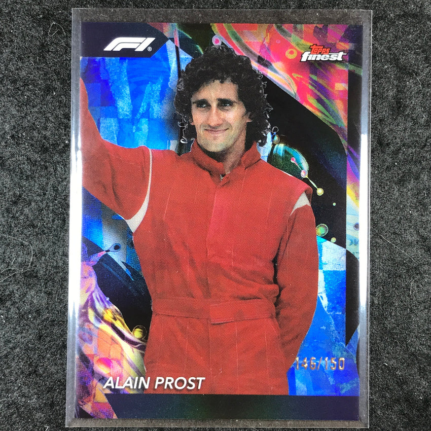 2024 Topps Finest Formula 1 ALAIN PROST Uncommon Blue /150 #176