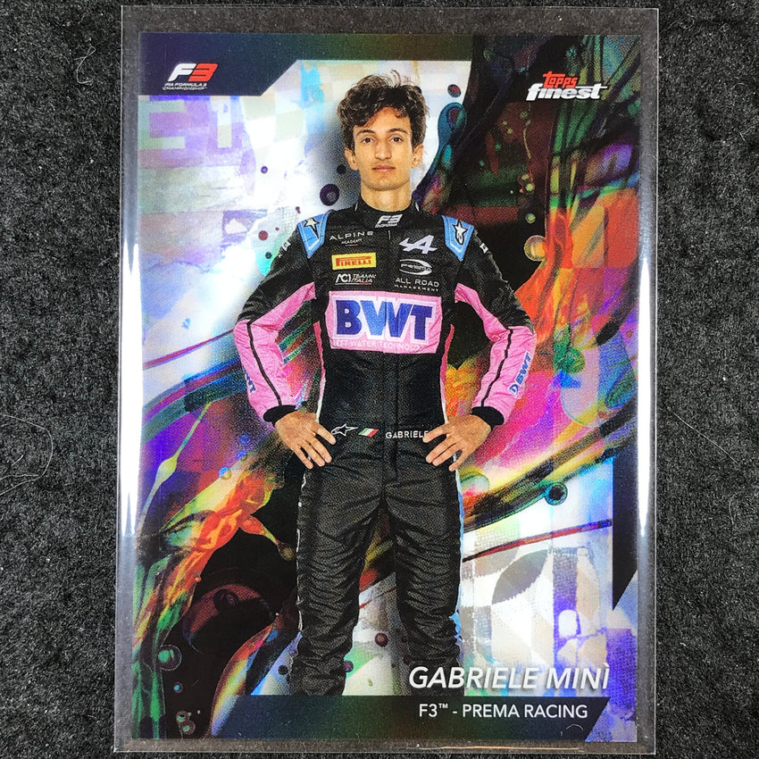 2024 Topps Finest Formula 1 GABRIELE MINÌ Base Common Refractor #44
