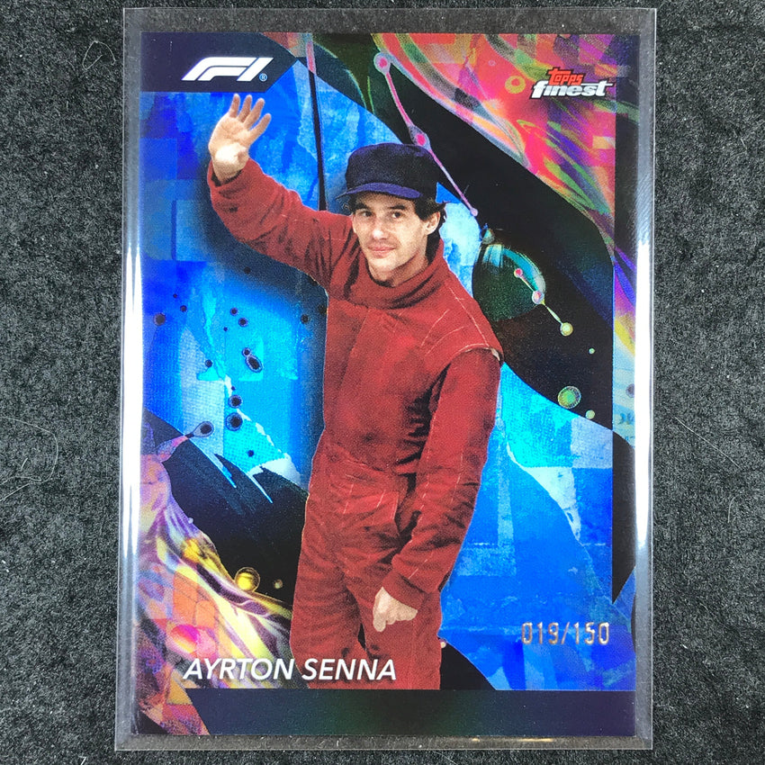 2024 Topps Finest Formula 1 AYRTON SENNA Uncommon Blue /150 #184