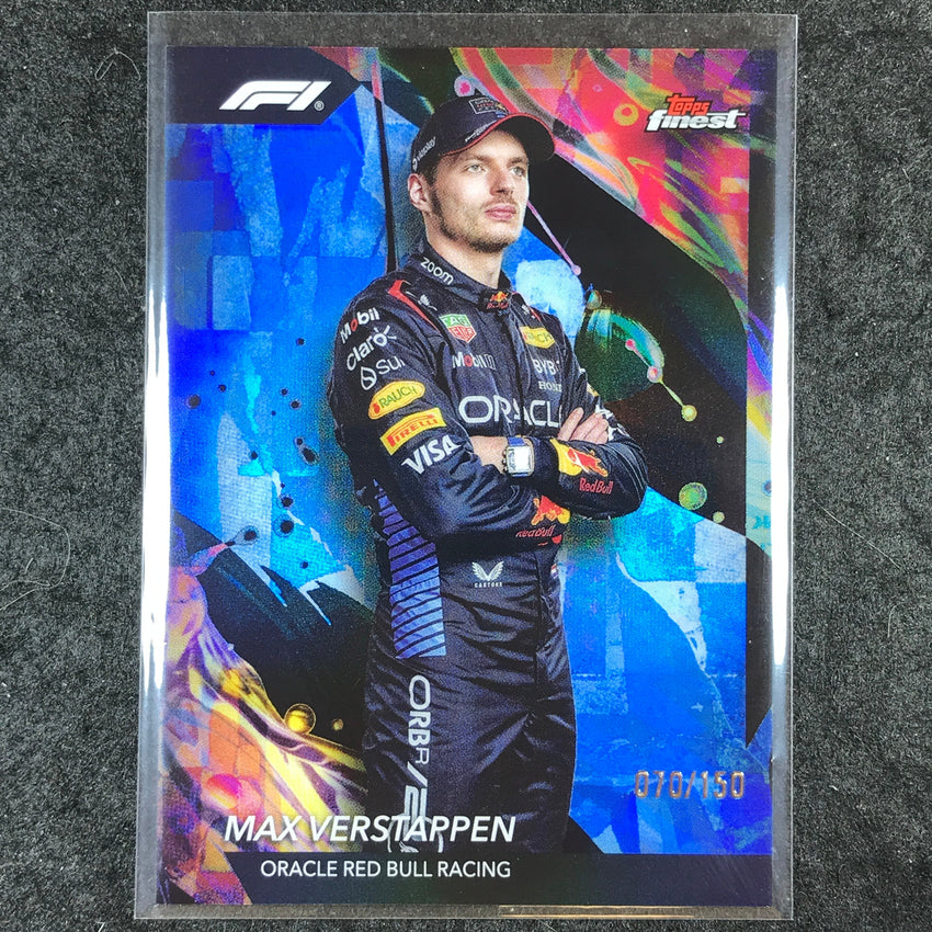 2024 Topps Finest Formula 1 MAX VERSTAPPEN Uncommon Blue /150 #195