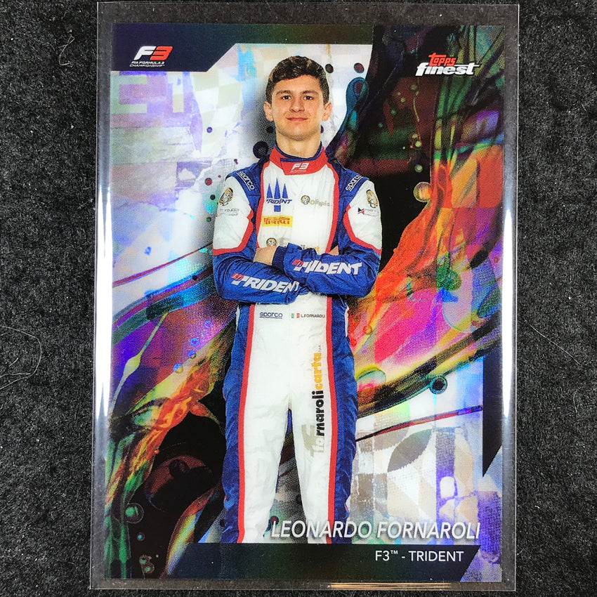 2024 Topps Finest Formula 1 LEONARDO FORNAROLI Base Common Refractor #46