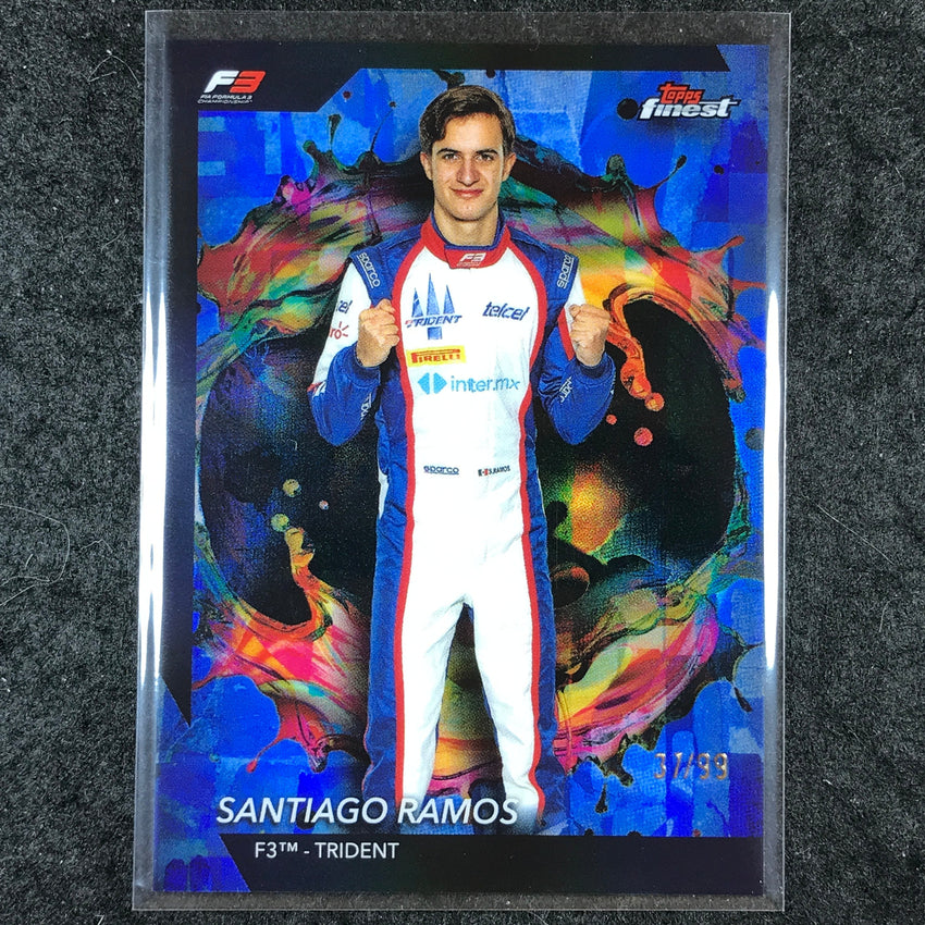 2024 Topps Finest Formula 1 SANTIAGO RAMOS Rare Blue 37/99 #248