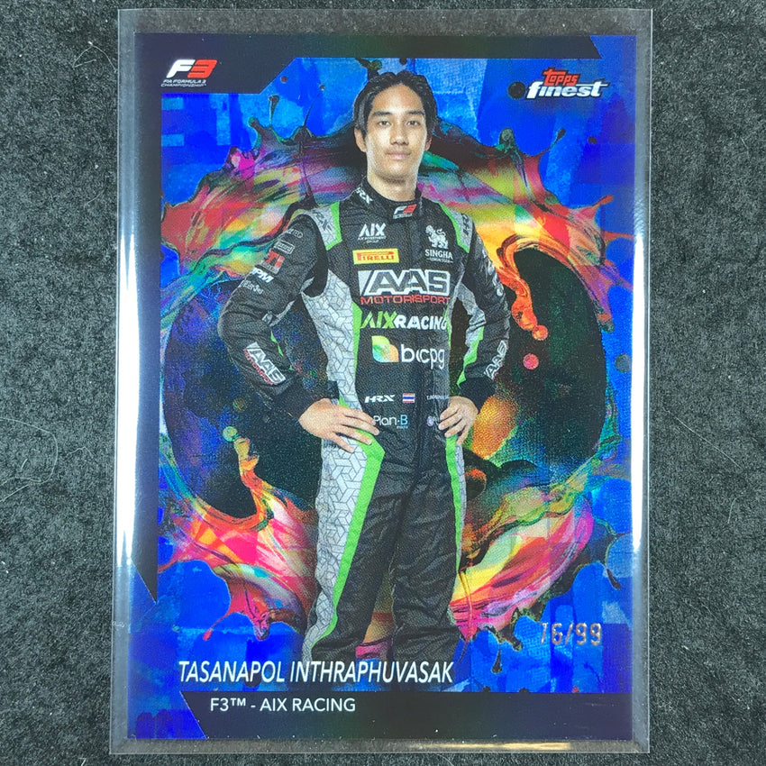 2024 Topps Finest Formula 1 TASANAPOL INTHRAPHUVASAK Rare Blue 76/99 #267