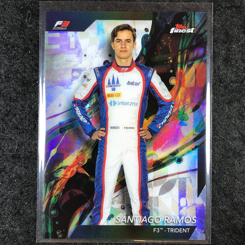2024 Topps Finest Formula 1 SANTIAGO RAMOS Base Common Refractor #48